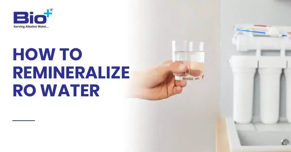 How to remineralize RO water