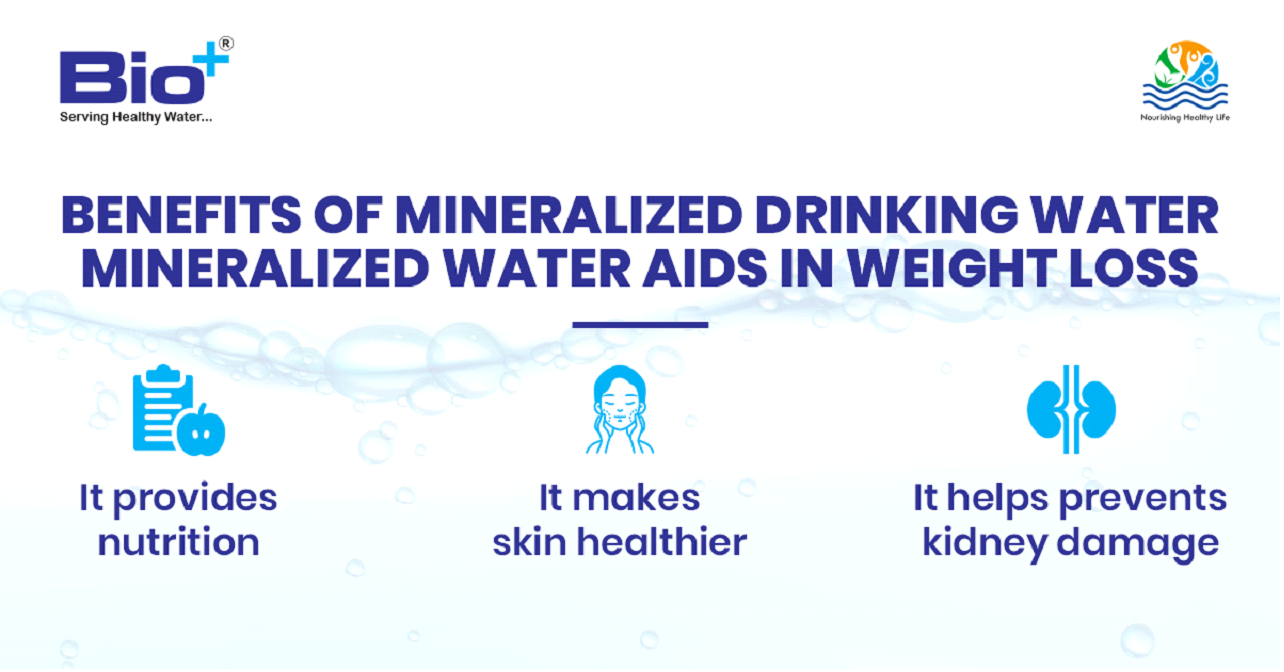 Benefits of mineralized drinking water: