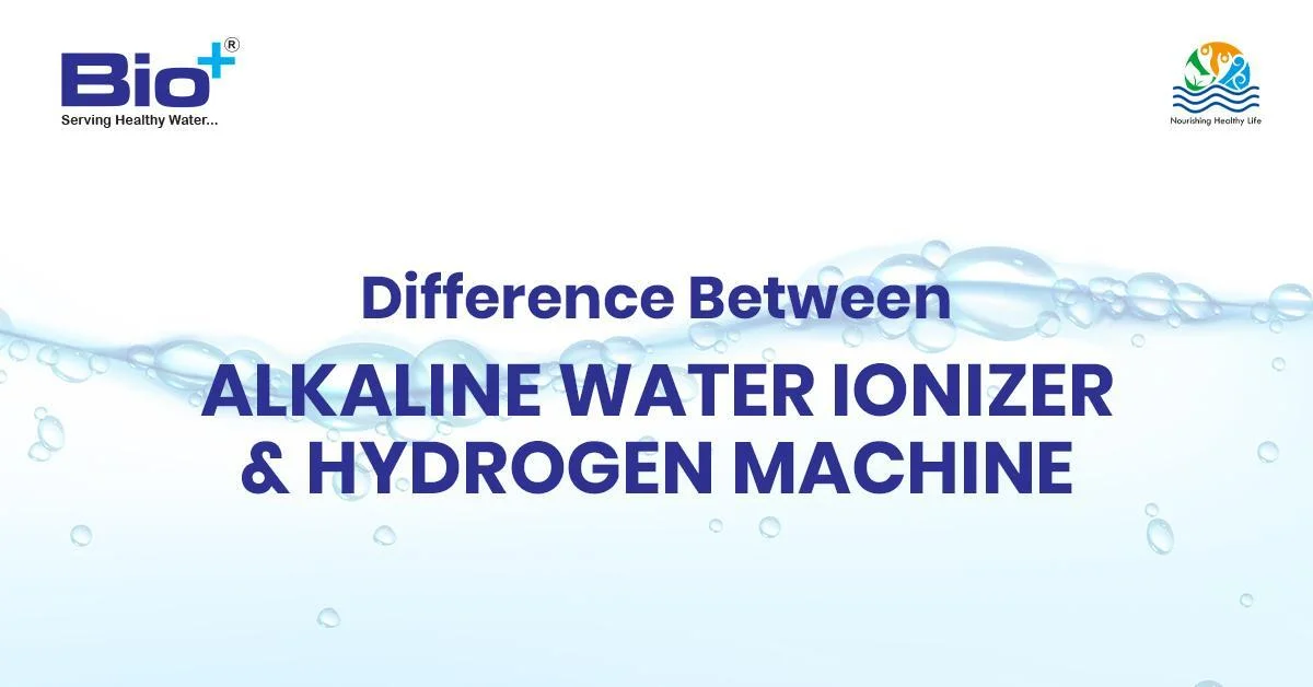 Difference Between Alkaline Water Ionizer & Hydrogen Generating Machine