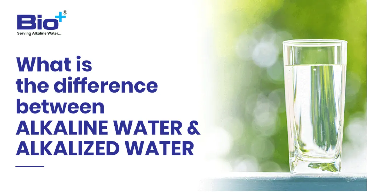 What is the difference between alkaline water and alkalized water