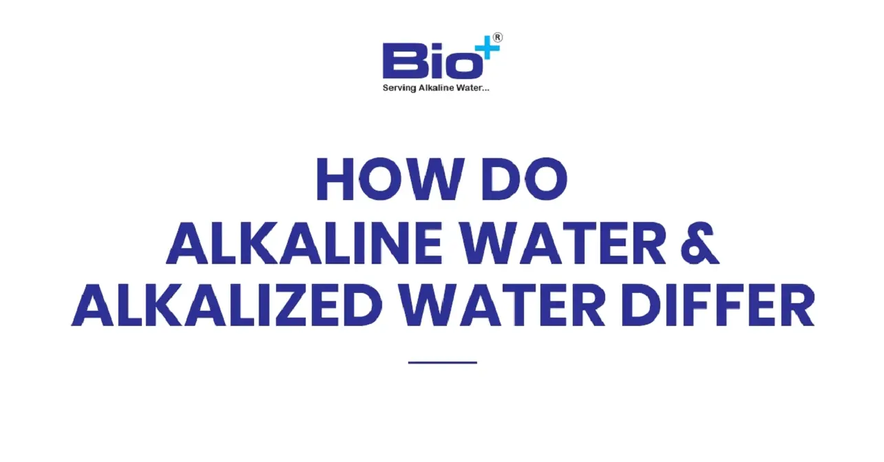 How do Alkalized Water & Alkalized Water differ