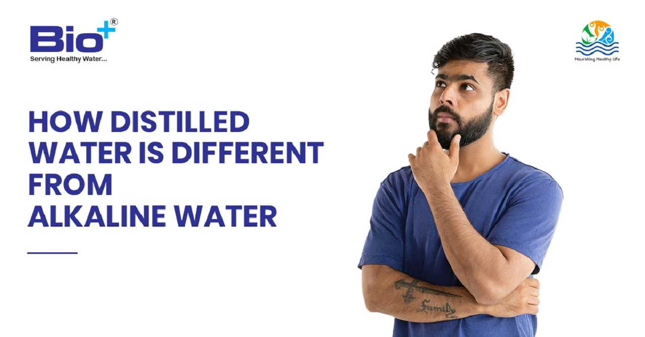 How distilled water is different from alkaline water