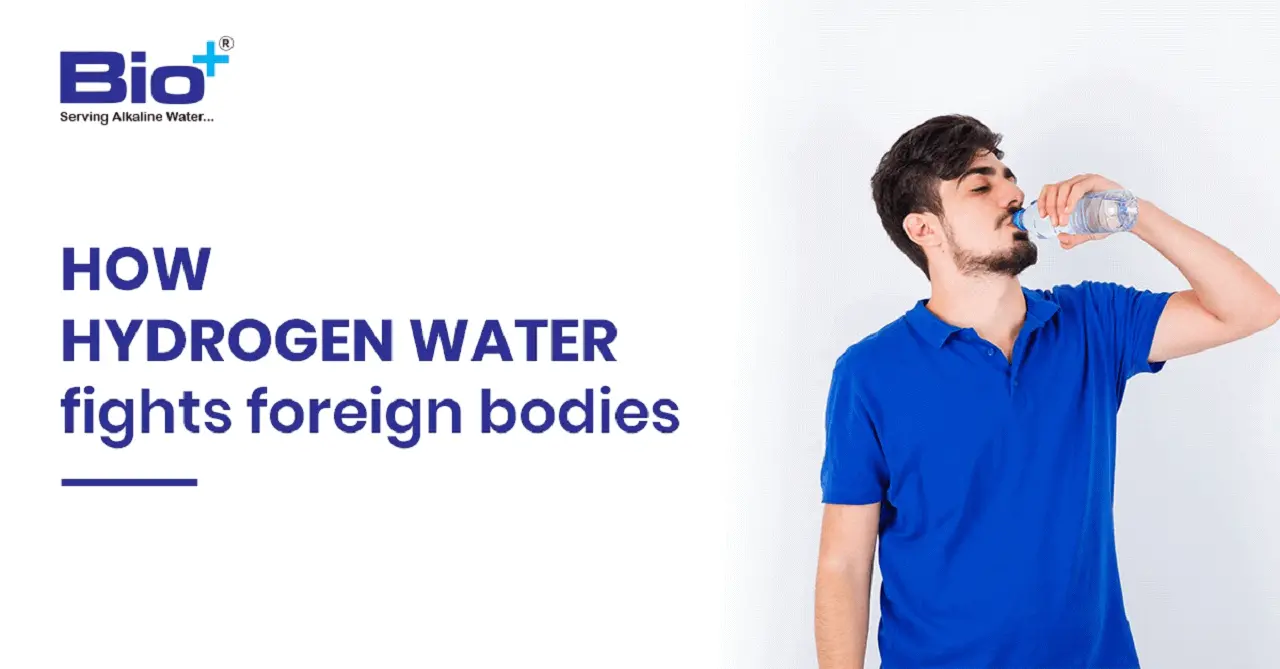How hydrogen water fights foreign bodies